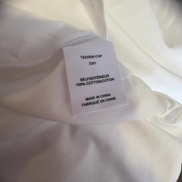 Derek Lam 10 Crosby Celeste Wrap Effect Cutout Poplin Maxi White Size 6 New - Picture 9 of 11